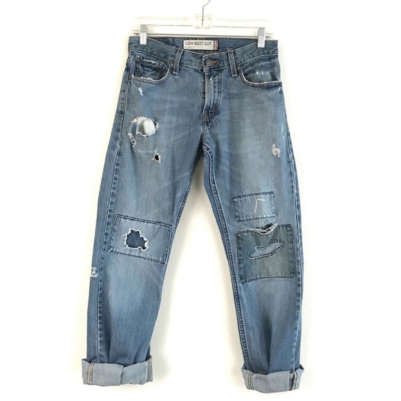 levis patch jeans mens